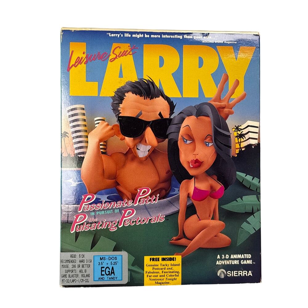 Leisure Suit Larry: Passionate Patti Pulsating Pectorals (1989) PC Sierra ms dos